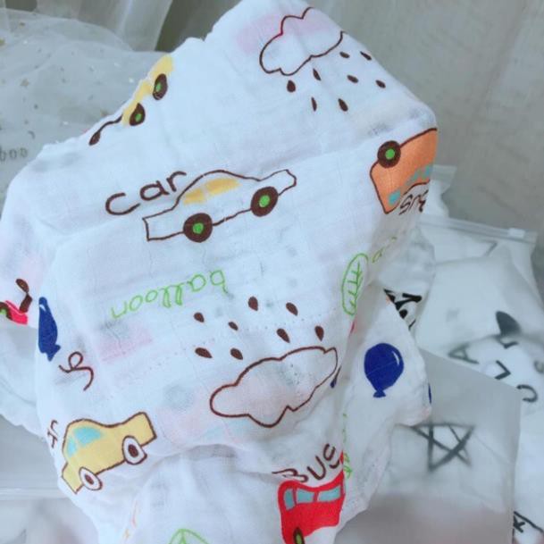 Set 3 Khăn Sữa Sợi Tre Aden Cho Bé