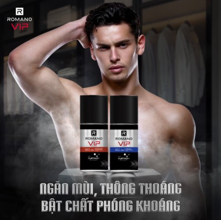 Lăn khử mùi cao cấp Romano Vip 50ml Passion