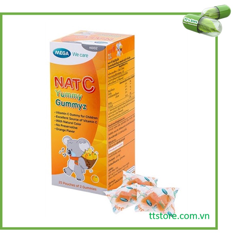 [HCM] [[NEW] Kẹo dẻo Nat C Ymmy Gummyz Thái Lan