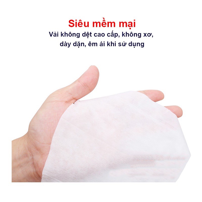 Combo 5 Gói Khăn ướt Agi không mùi 80 tờ (Hàng công ty, bao bì mẫu mới)