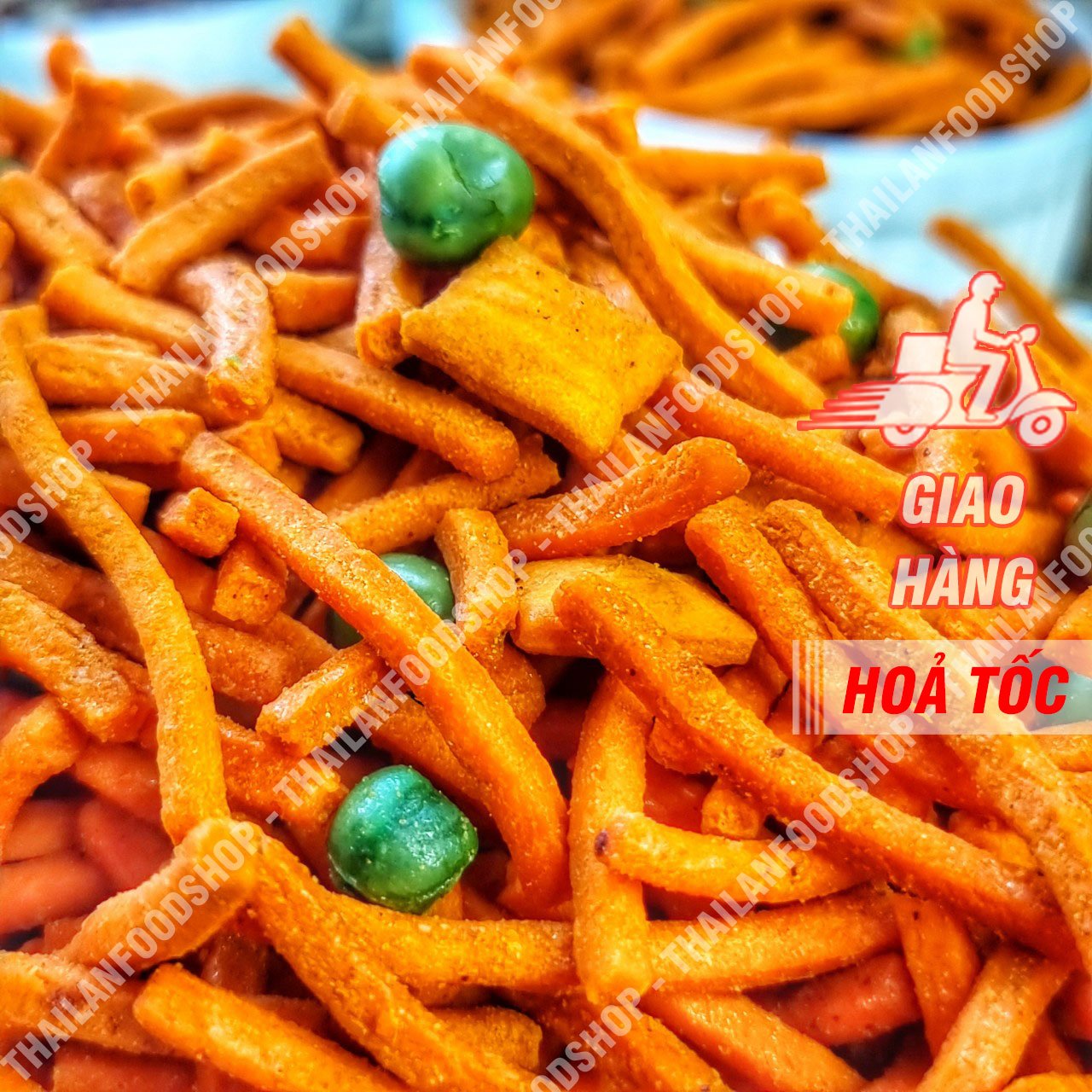 Bim Bim Que Đậu Hà Lan Lon 350gr