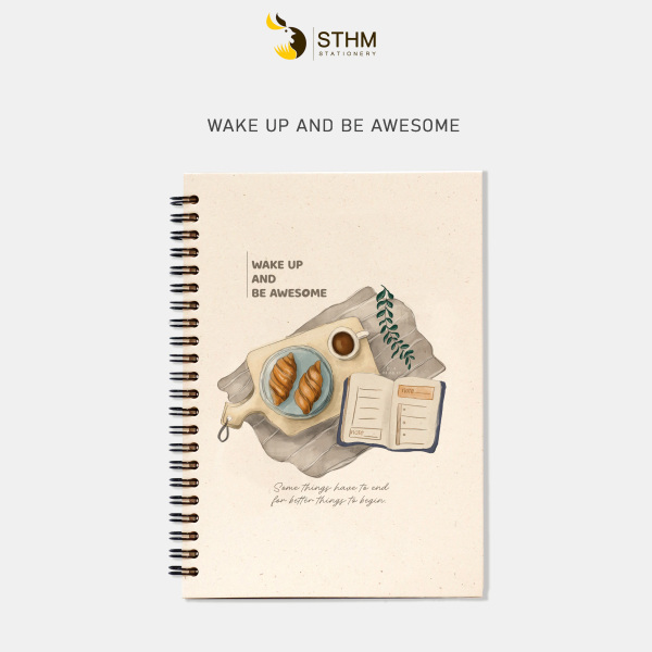 WAKE UP AND BE AWESOME - Sổ tay bìa cứng - A5 - 031 - STHM stationery