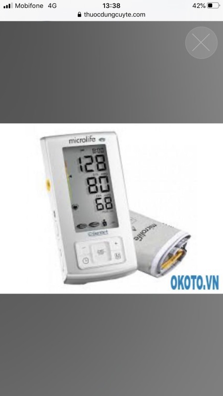 máy đo huyết áp microlife A6 basic:1,6tr