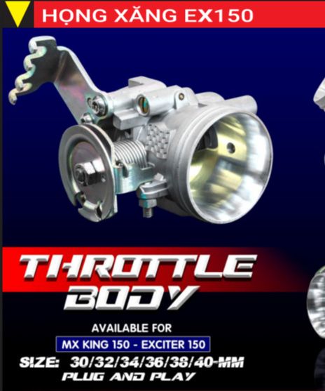 HỌNG XĂNG FI  TA RACING EX150 EXCITER MẪU TRẮNG LZD-01