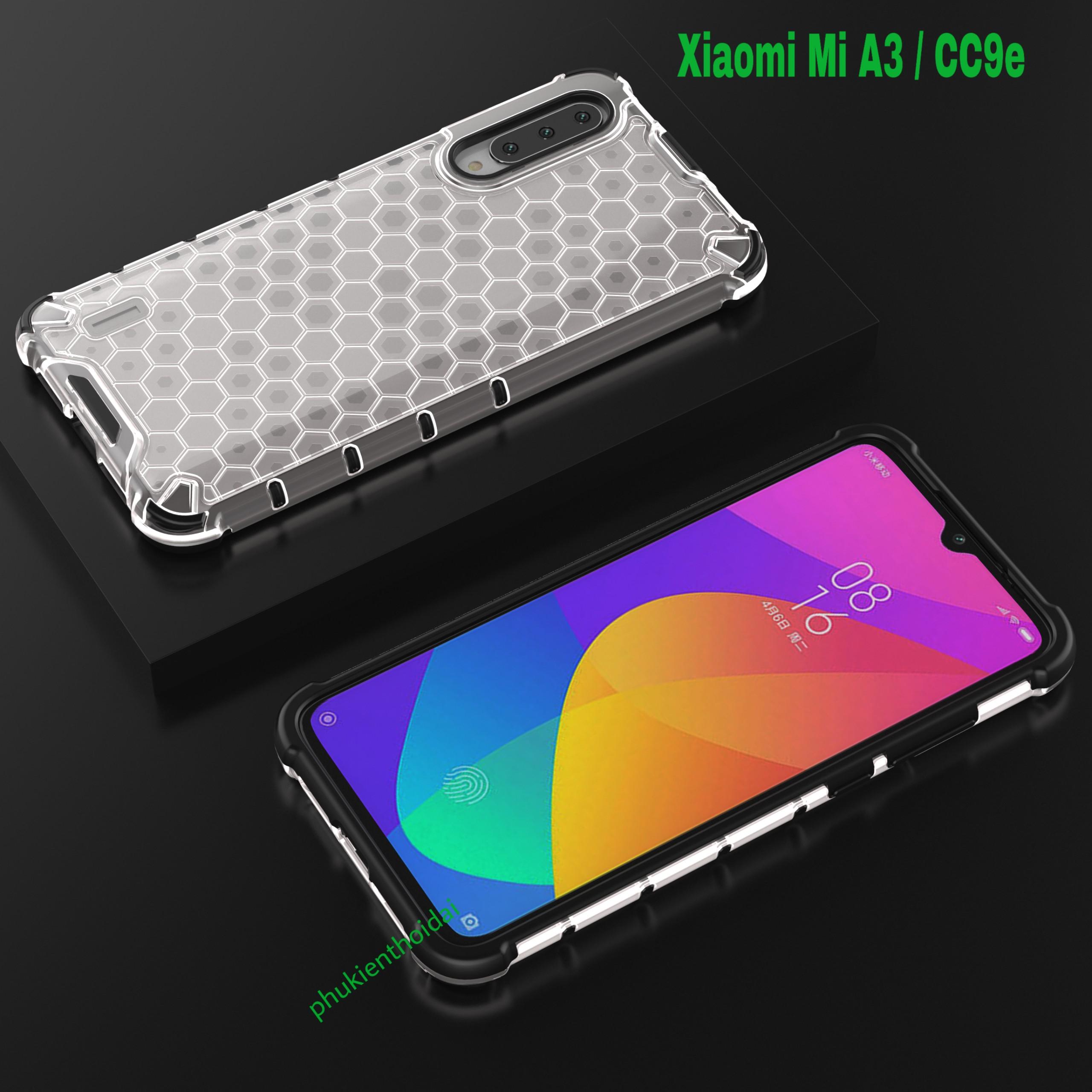 Ốp lưng Xiaomi Mi A3 / Mi CC9e chống sốc tổ Ong kiểu dáng UAG chất đẹp