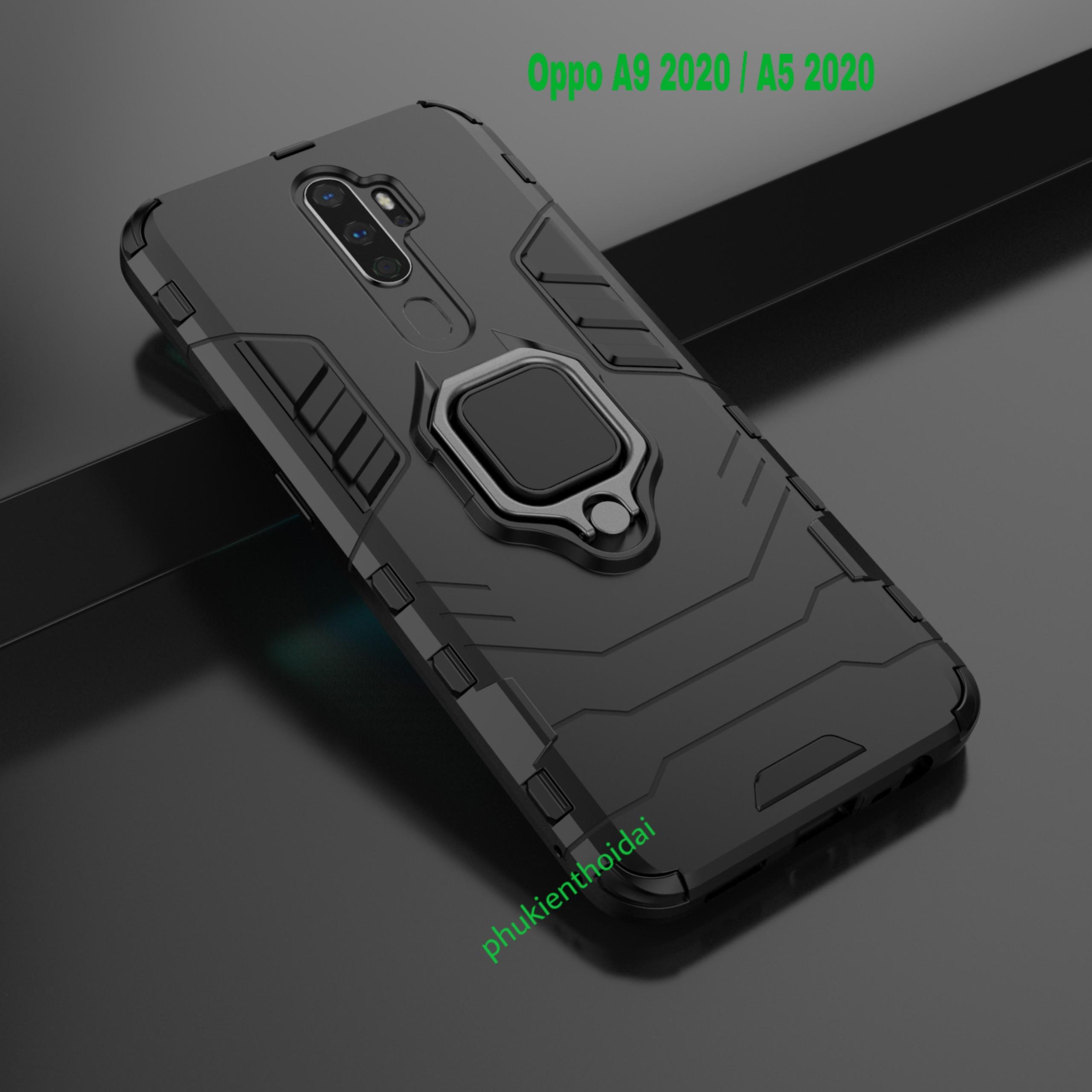 Ốp lưng Oppo A9 2020 / A5 2020 dùng chung chống sốc Iron Man Iring cao cấp