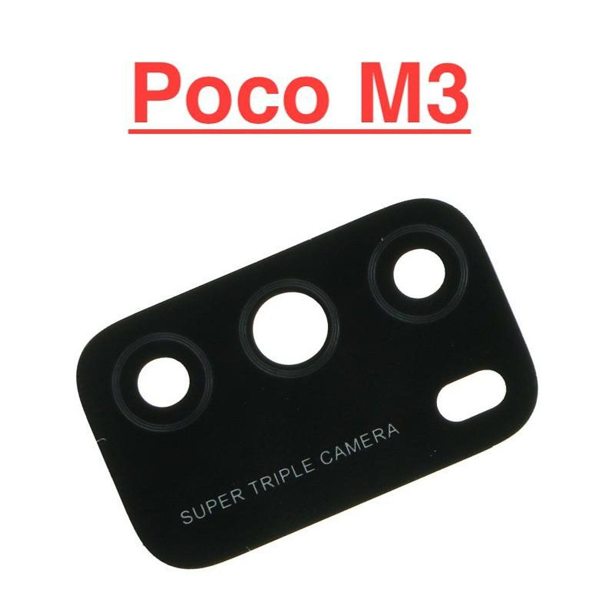 Kính camera sau cho xiaomi poco m3 linh kện thay thế
