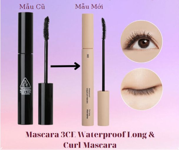 Mascara Chuốt Mi 3CE Waterproof Mega Volume & Long Curl Mascara 7.5g