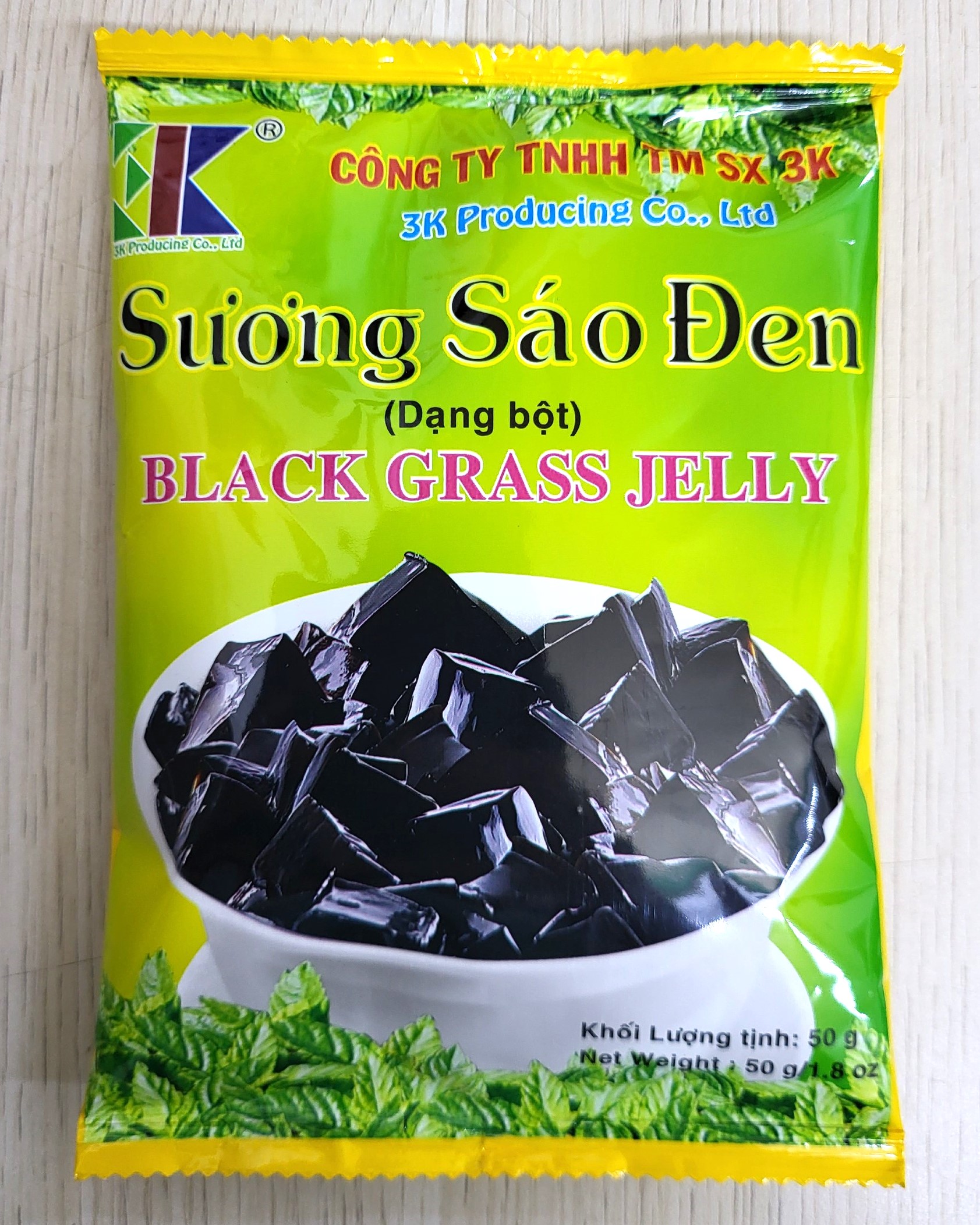 Rc3k bột sương sáo đen black grass jelly powder