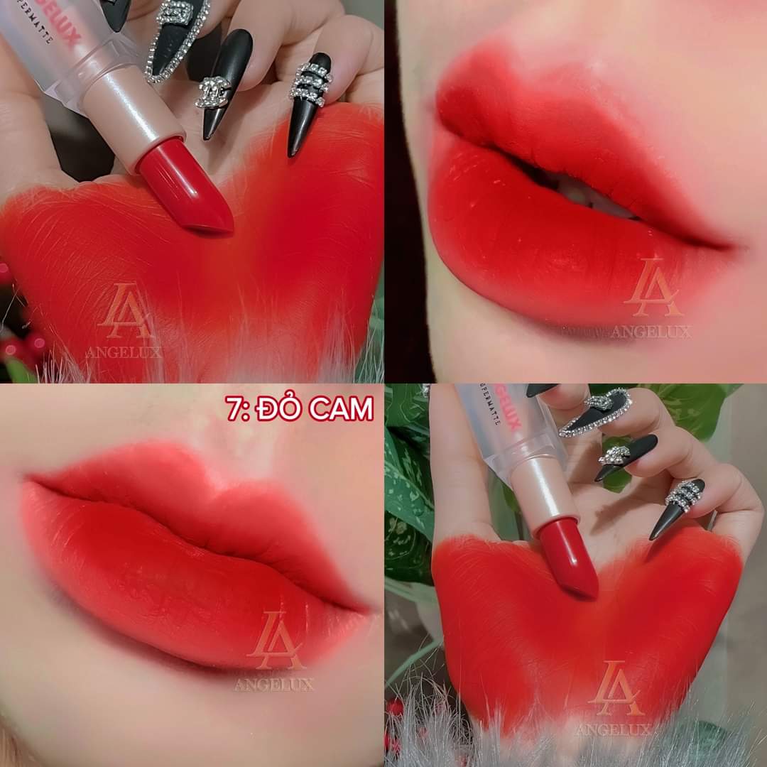 SON THỎI SÁP ANGELUX 2023 NEW - ĐỎ CHERY