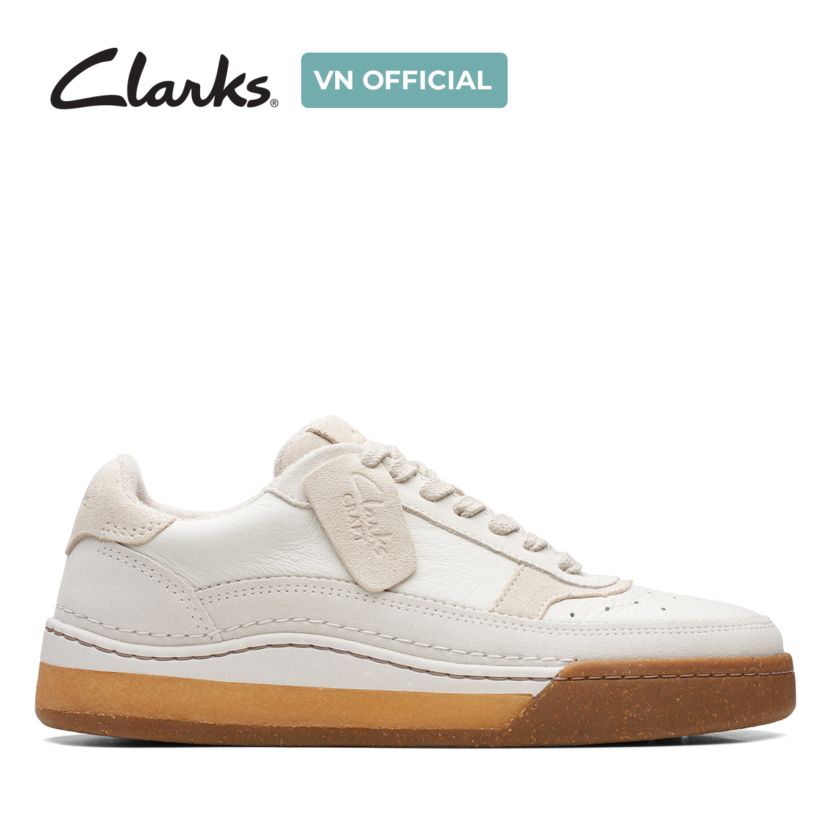 Giày Sneaker Da Nam Clarks - CraftCourtLace