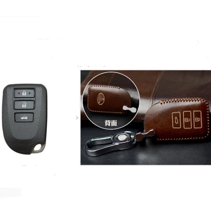 Bao da chìa khóa Vios 2019 làm từ da bò