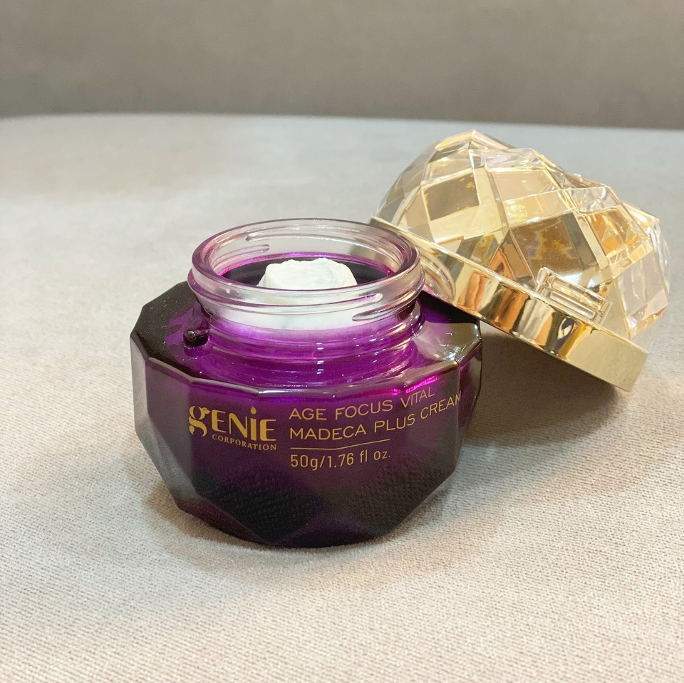 Kem Giảm Thâm Nám Trẻ Hoá Da Chuyên Sâu Genie Age Focus Vital Madeca Plus Cream