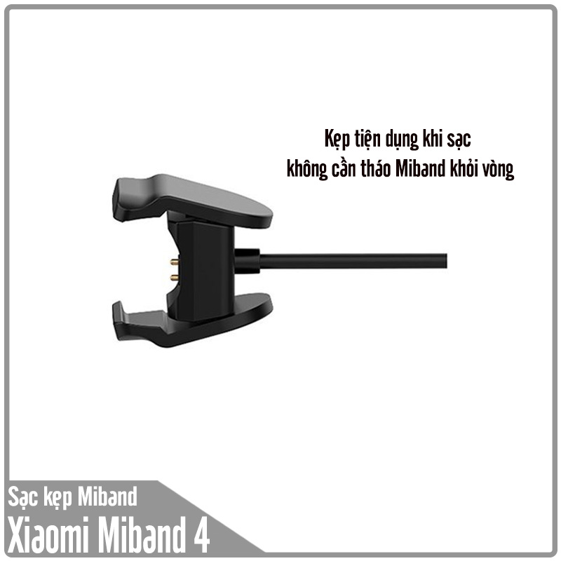 Cáp sạc kẹp dành cho Xiaomi MiBand 4