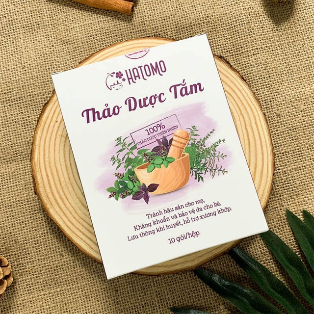 Tắm Thảo Dược HATOMO (10 Túi Lọc)
