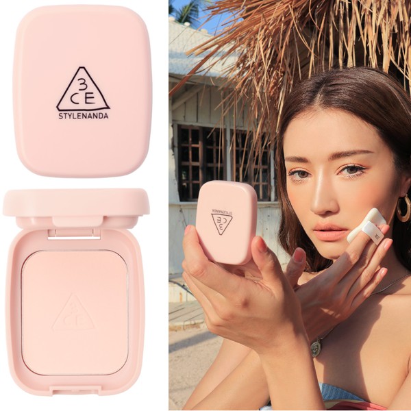 Phấn Phủ Hàn Quốc 3CE Blur Sebum Powder – Pink (7.4g)