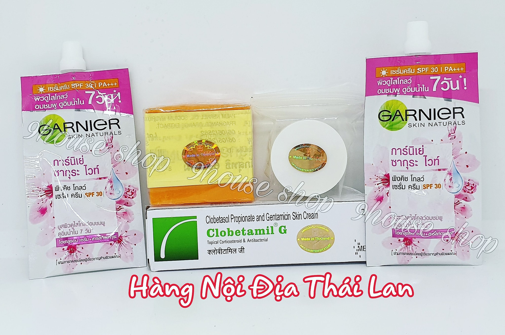 01 bộ clobetamil g thái lan 5 món