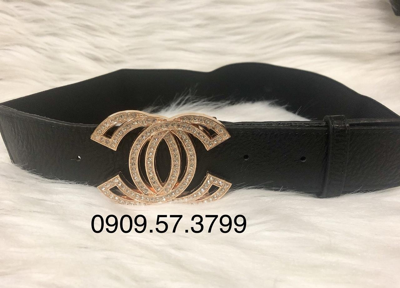 [HCM]Thắt lưng bản 4cm. Mặt đính đá. MS050