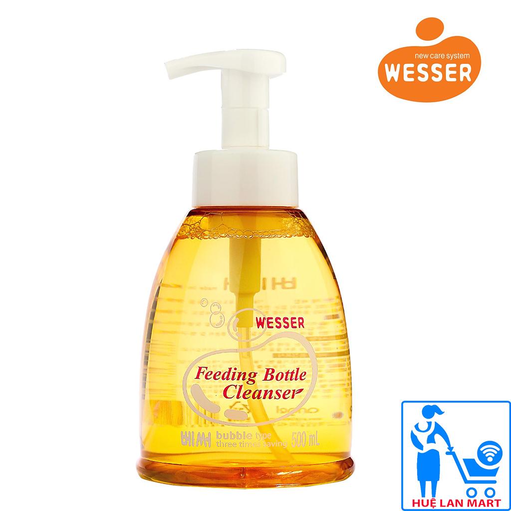 Dung dịch vệ sinh bình sữa wesser dạng chai 500ml