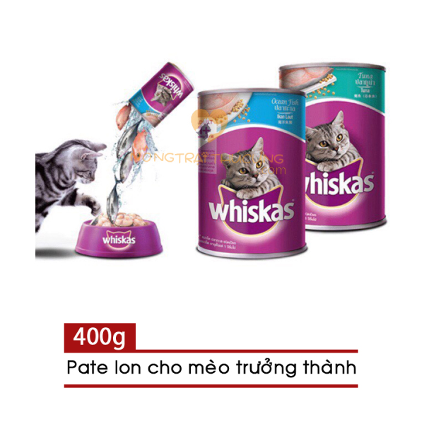 [HCM]Pate Lon Whiskas 400g Cho Mèo Lớn - [Nông Trại Thú Cưng]