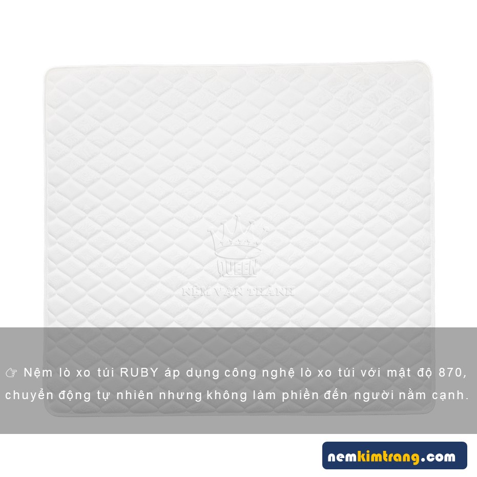 [FREE SHIP] Nệm lò xo Ruby Vạn Thành - CHÍNH HÃNG, BẢO HÀNH 10 NĂM