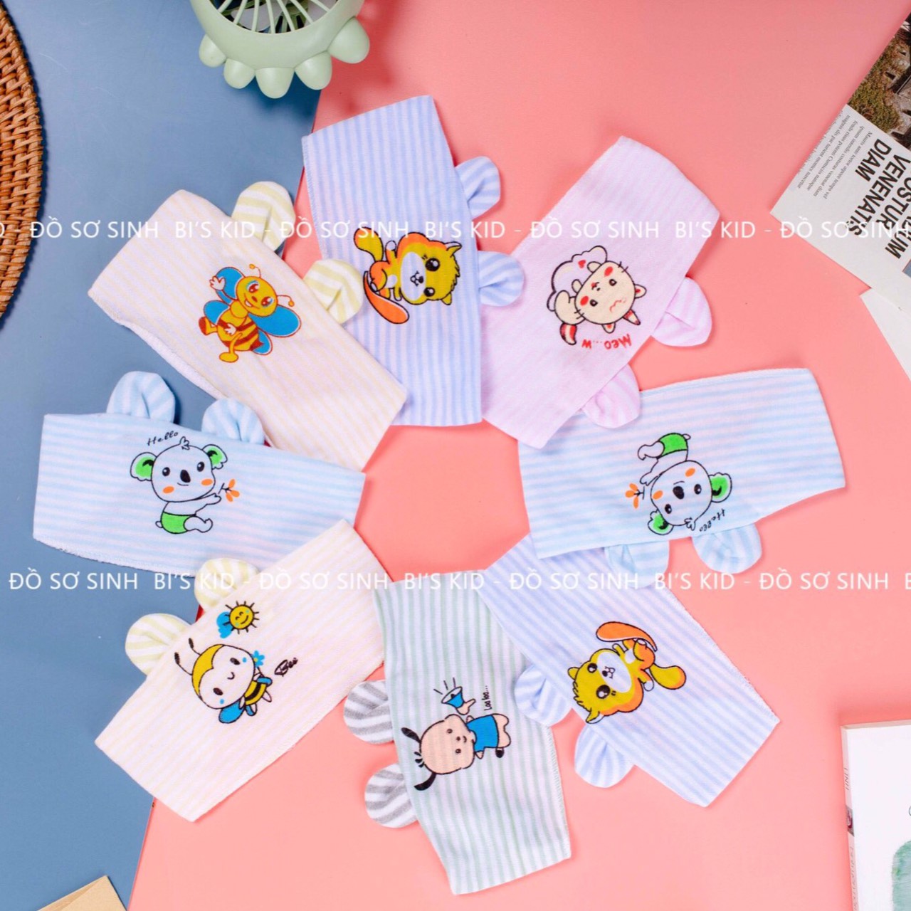 Che thóp cho bé sơ sinh ( set 2c )
