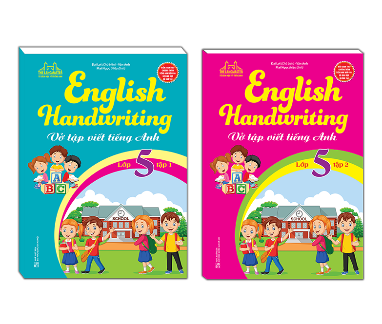 Combo 2C English Handwriting - Vở tập viết tiếng anh lớp 5