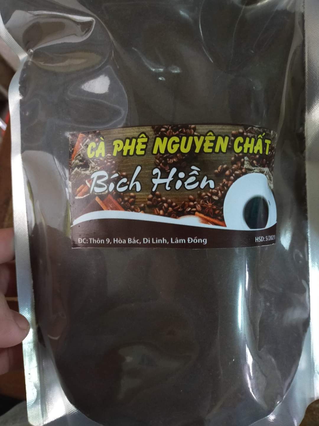 1 ký cà phê rang say nguyên chất Nhà làm