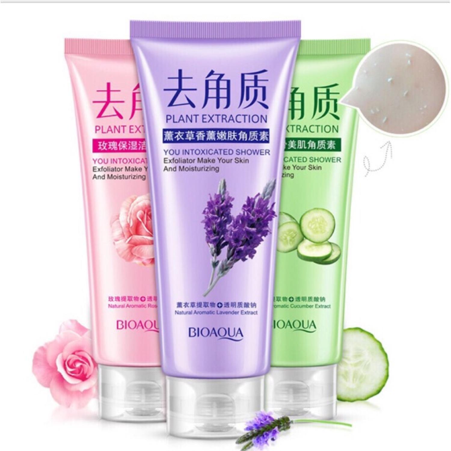 Tẩy tế bào chết mặt và body của Bioaqua