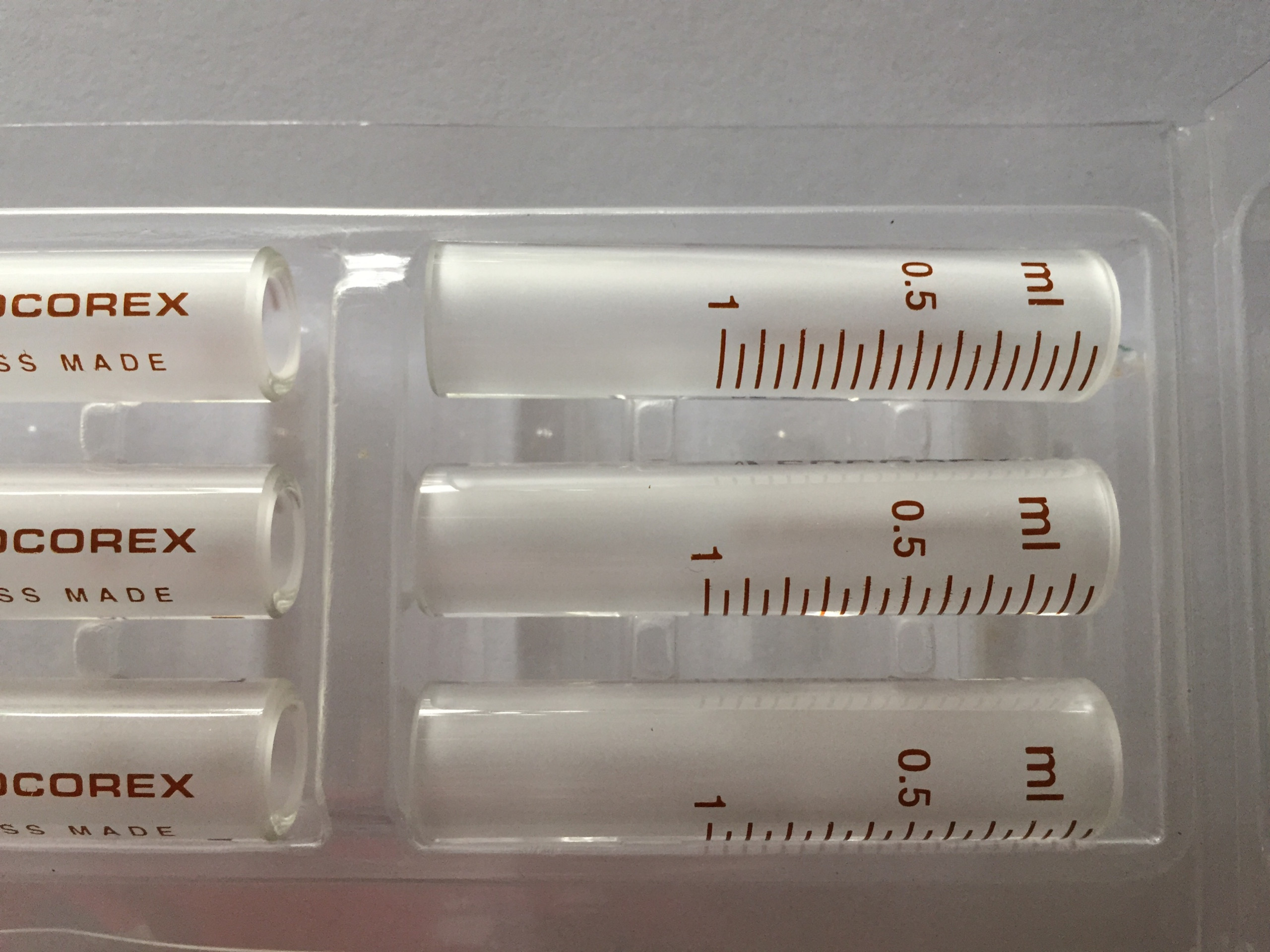 Ống thủy thay thế bơm kim tiêm Socorex 1ml