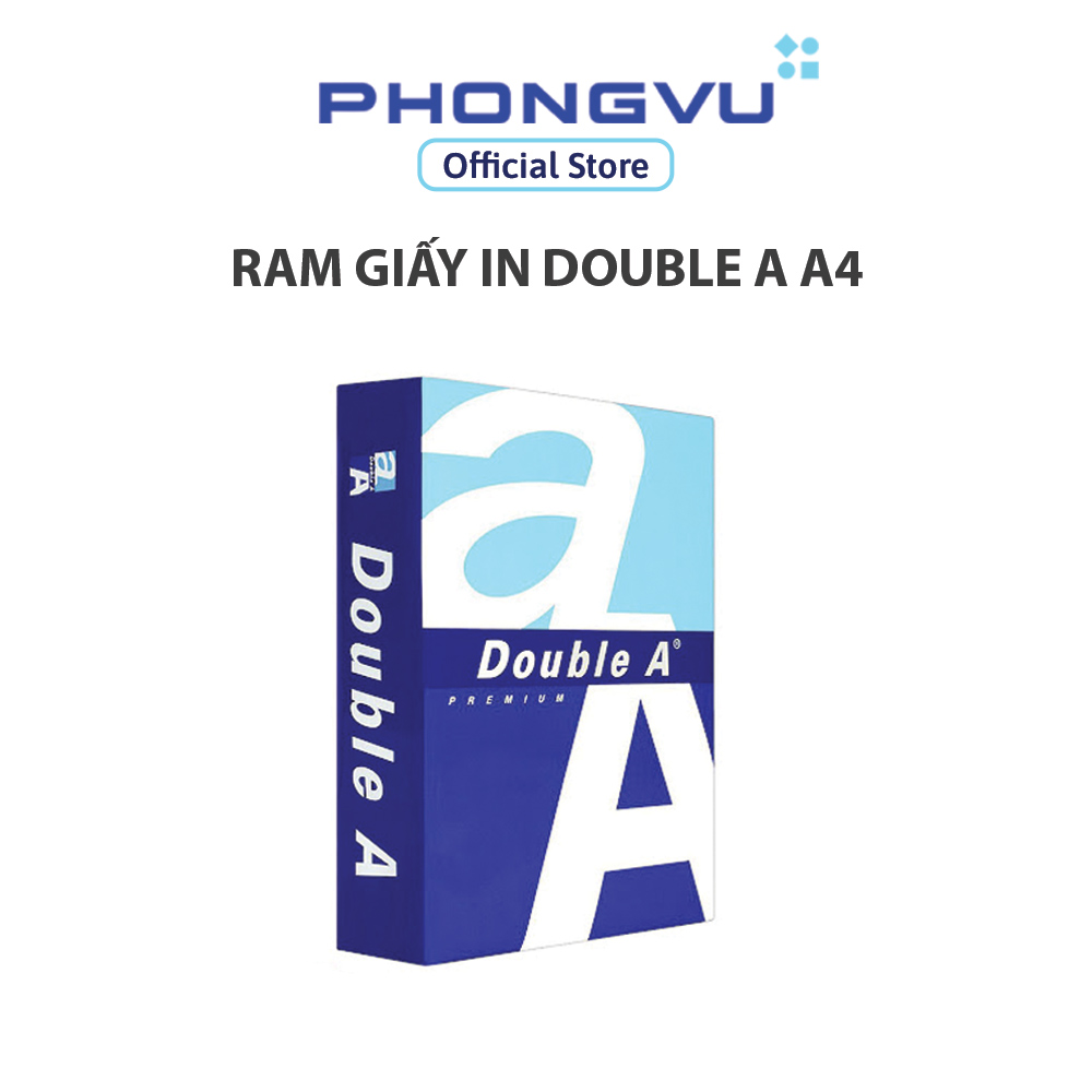 Ram giấy in Double A A4 (quà tặng)