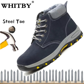 Brand WHITBY Safety Shoes For Men Cho Nam Nữ Giày Công Sở Mũi Thép Chống thumbnail