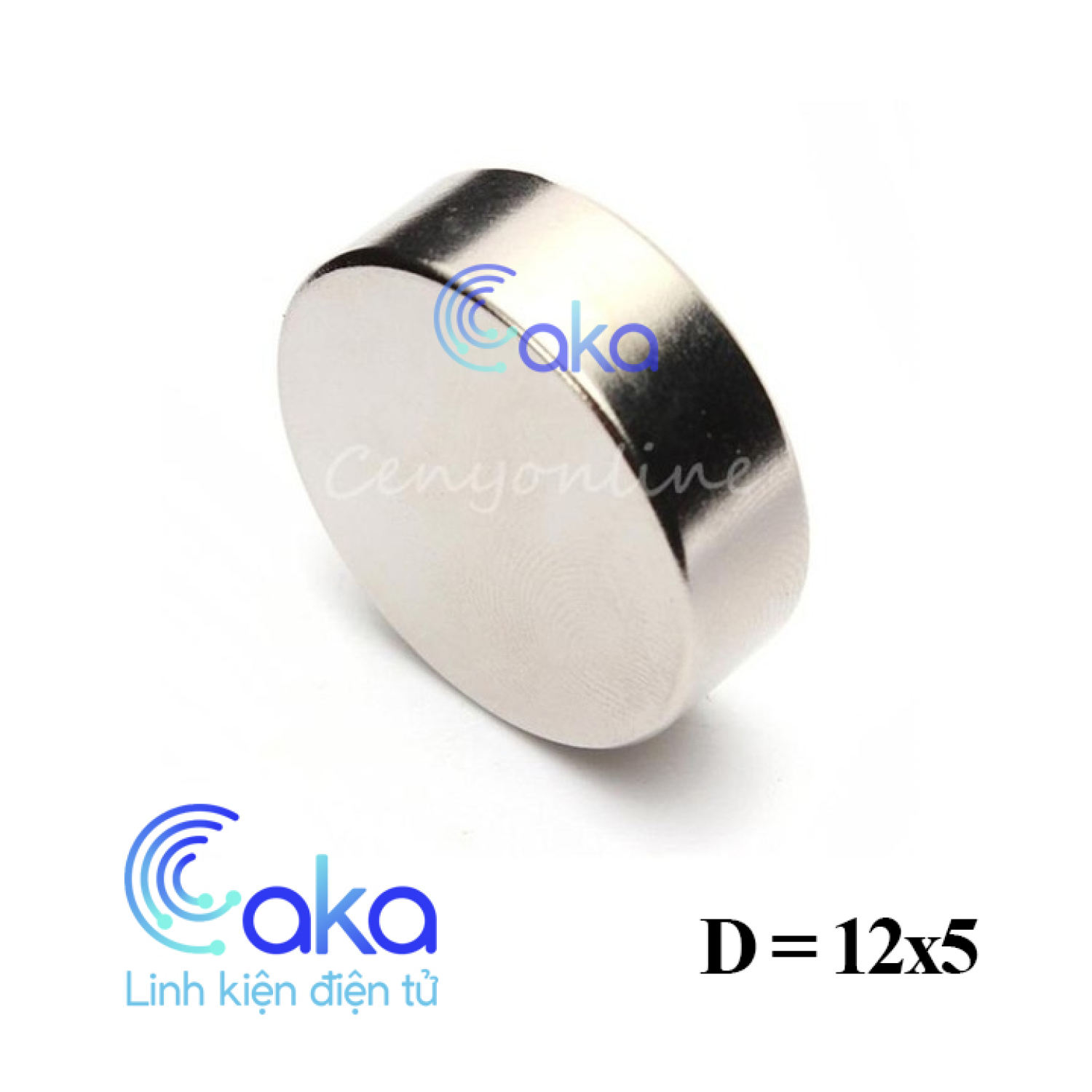Nam châm đất hiếm 20x5 tròn