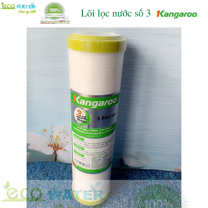 Lõi lọc nước kangaroo - Lõi lọc nước số 3 kangaroo