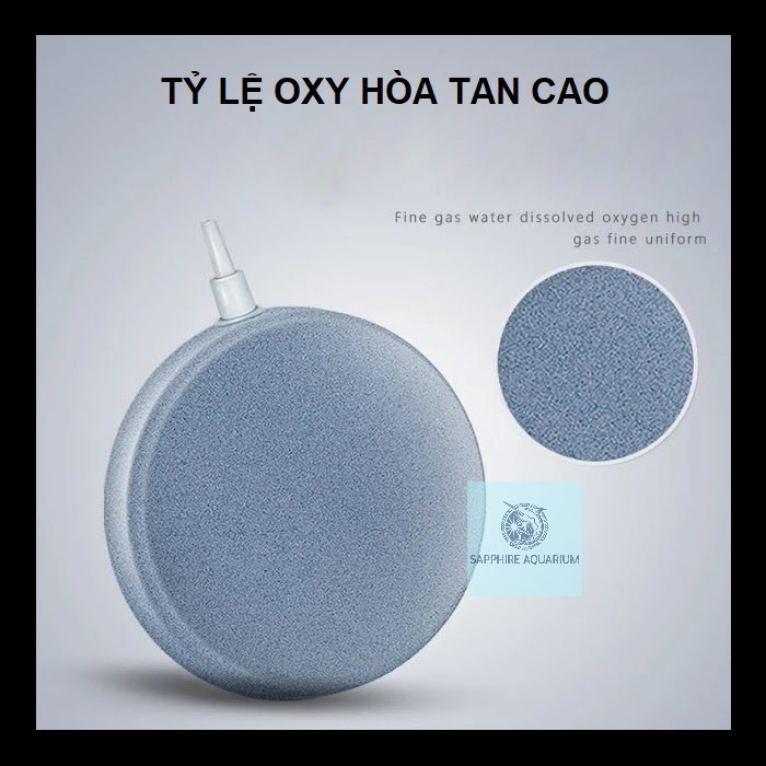 Đĩa sủi oxy cho bể cá cảnh thủy sinh nhiều kích cỡ