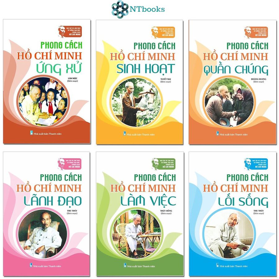 Bộ 6 cuốn phong cách hồ chí minh - ntbooks