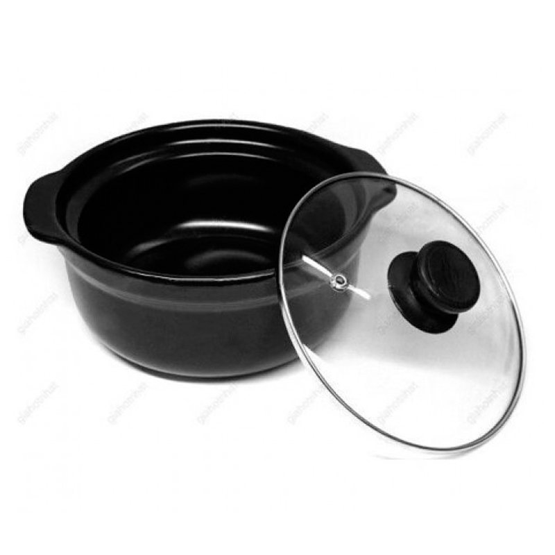 Nồi đất 0.5L, 1L, 1L5, 2L, [ NẮP KIẾNG, kho tộ, nồi đất mì cay ]