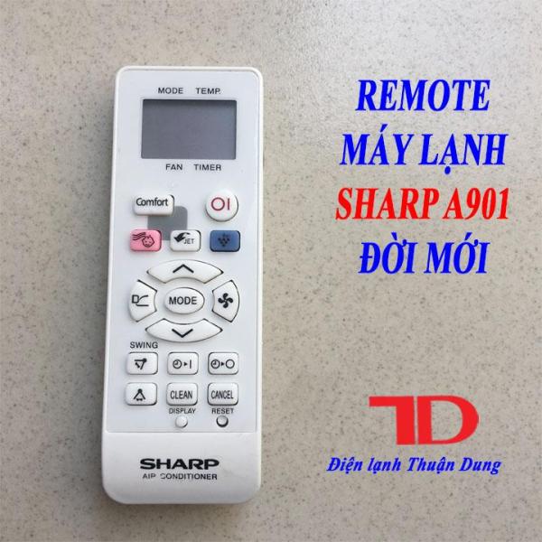 Remote máy lạnh SHARP A901, điều khiển máy lạnh sharp đời mới