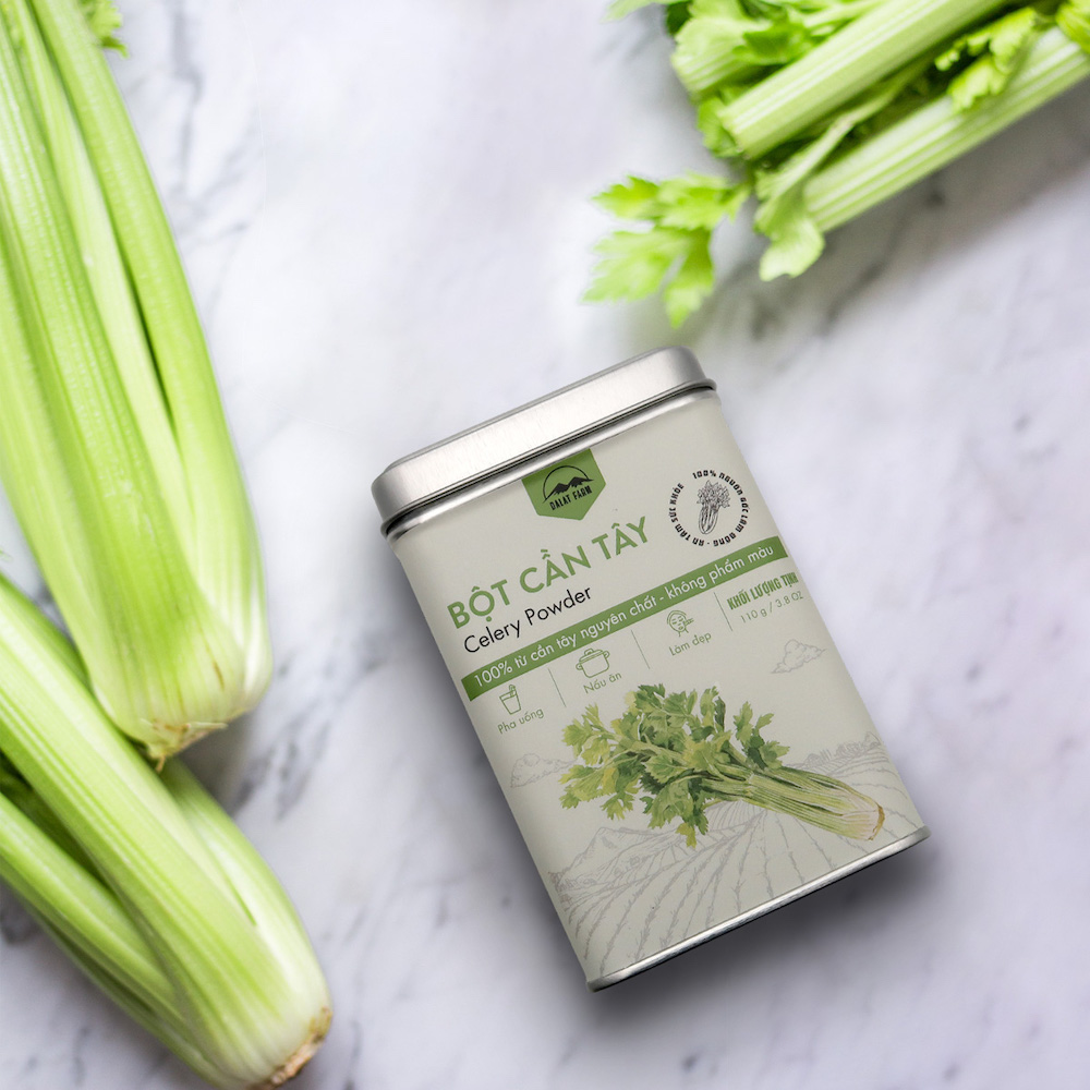 Bột Cần Tây Dalat Farm - Hộp 110Gr