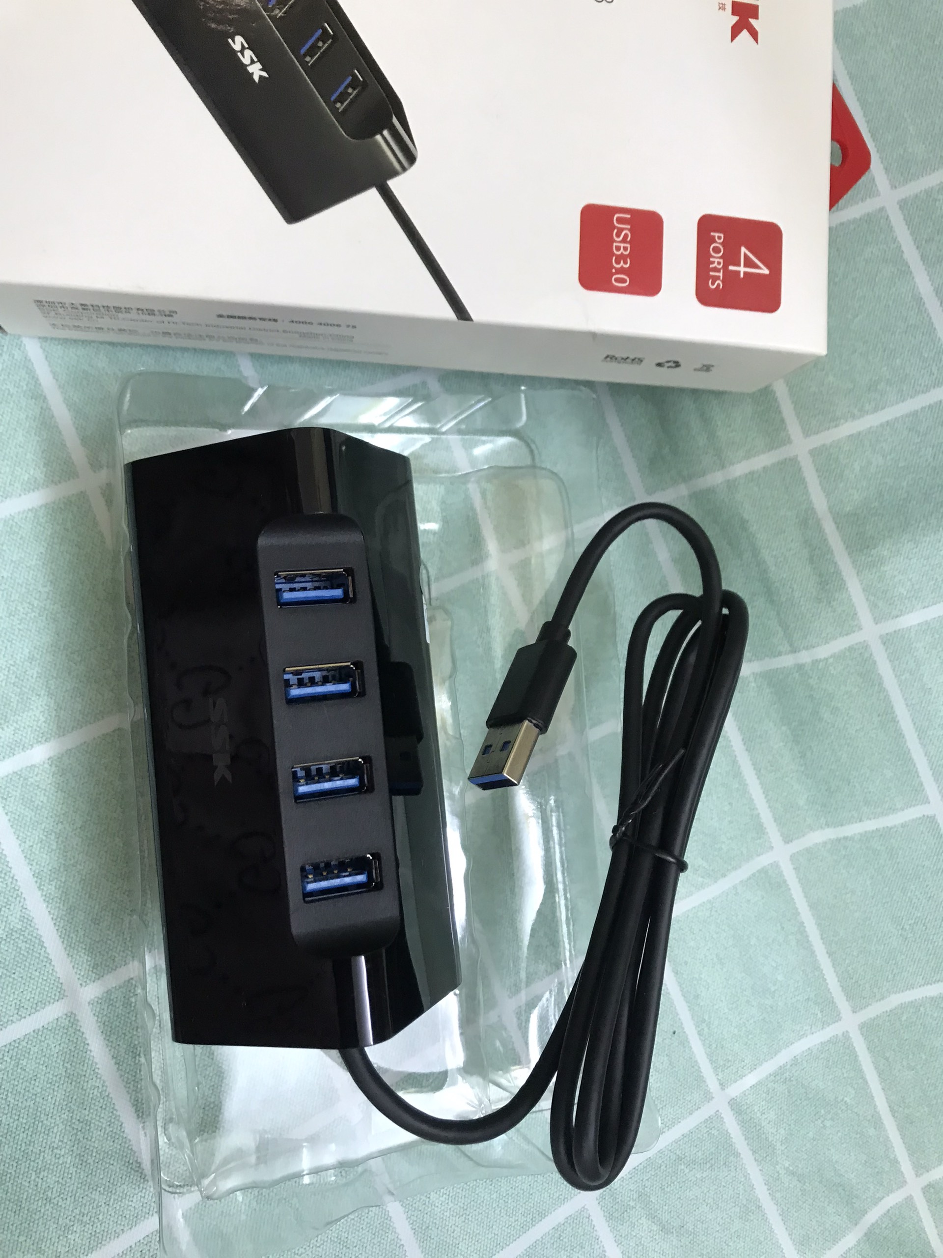 Hub chia cổng USB 3.0 từ 1 ra 4 SSK SHU835