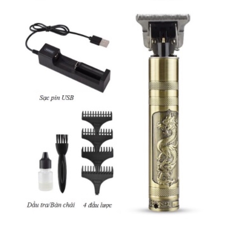 Tông đơ cắt tóc chấn viền vintage T9
