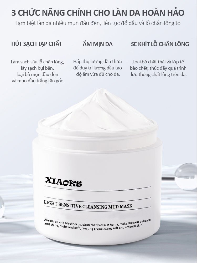 Mặt nạ đất sét XIAOKS - Sensitive Cleansing Mud Mask