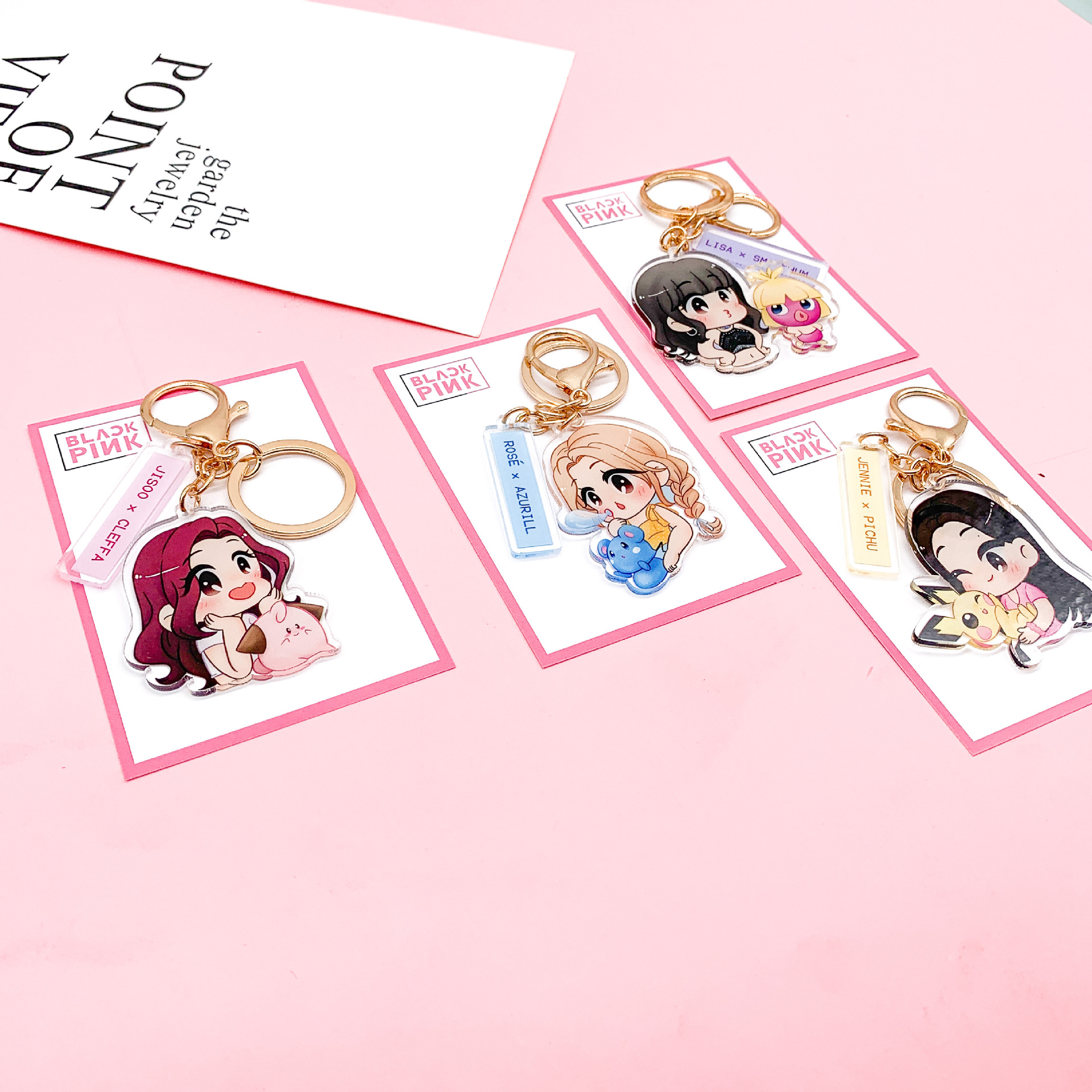Móc khóa Blackpink chibi Thần Tượng Kpop nhựa Acrylic