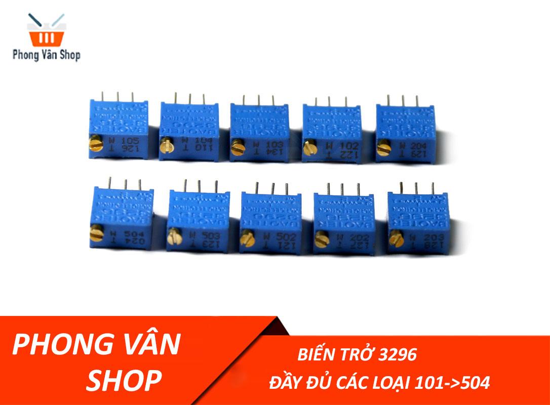 5 Biến trở 3296 đầy đủ các loại 101-504