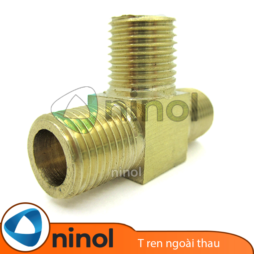 Nối thau chữ T ren ngoài