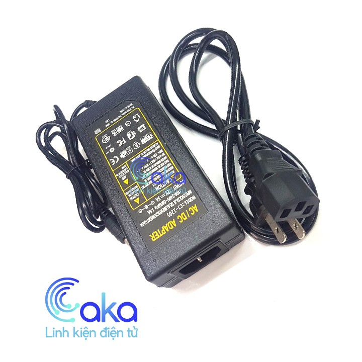 12V 5A Power Adapter - Ac/Dc Power Charger for Electronic Devices
