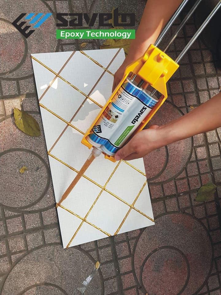 Bộ 5 vòi trộn keo chà ron Saveto