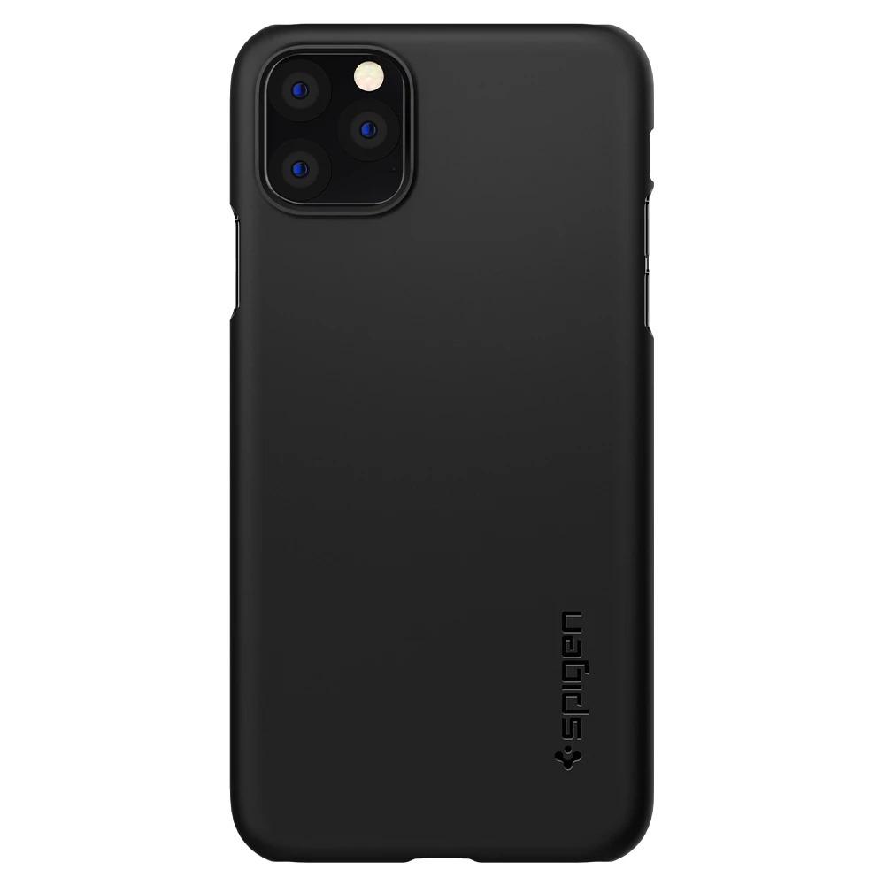 Ốp lưng Spigen Thin Fit màu đen cho iPhone 11 Pro Max / iPhone 11 Pro / iPhone 11