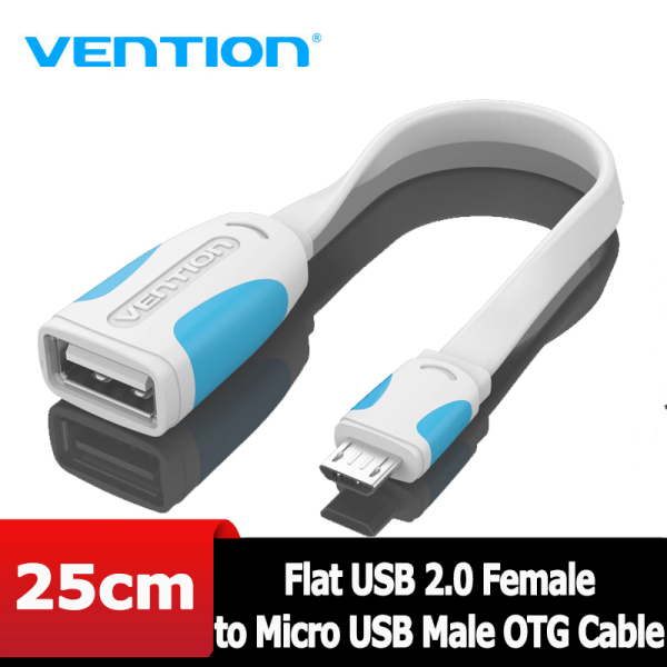 USB - Cáp USB OTP Vention kết nối điện thoại, máy tính bảng với các thiết bị như chuột, bàn phím, USB.... Dài 25Cm