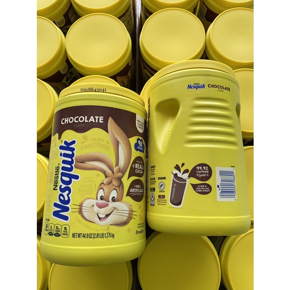 (Date 2025) Sữa Bột Socola Nesquik 1.275kg - Mỹ